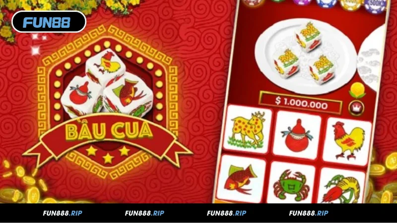 Áp dụng kinh nghiệm chơi live Bầu Cua FUN88 trúng lớn