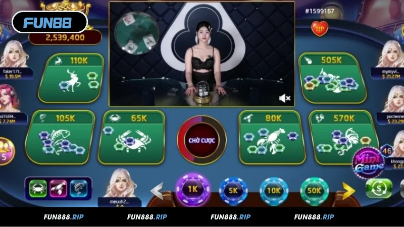 Cách chơi live Bầu Cua chi tiết tại FUN88