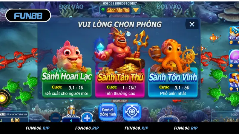 Cách vận hành game All-Star Fishing