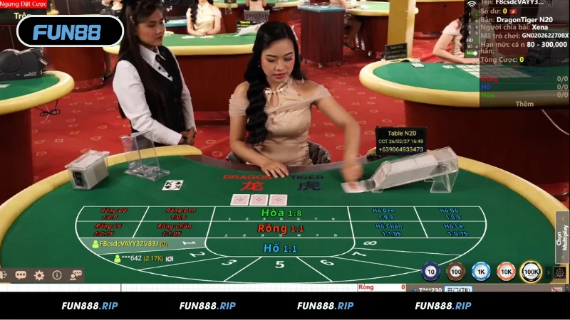 Chiến thuật chơi Rồng Hổ hiệu quả tại nền tảng FUN88