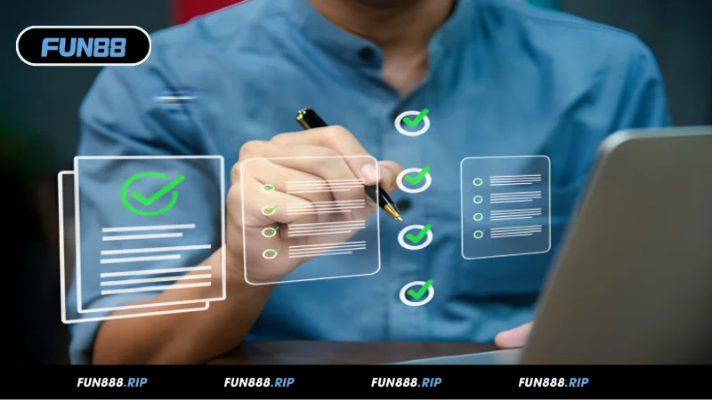 Điều cần lưu ý khi đăng ký tài khoản tại web FUN88