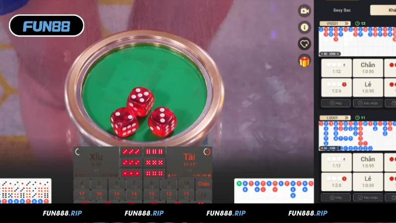 Những điều cần nắm khi cá cược Tài Xỉu FUN88