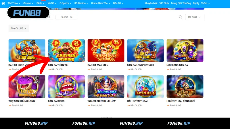 Tổng quan về game bắn cá Thần Tài tại FUN88